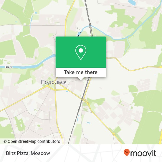 Blitz Pizza, Подольск 142116 map