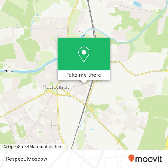 Respect, Революционный проспект Подольск 142116 map