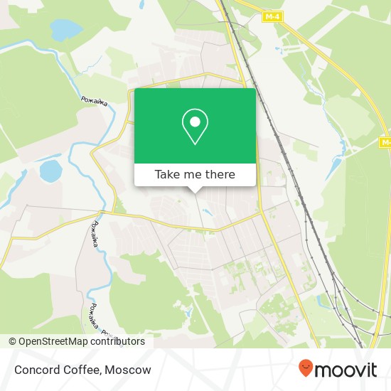Concord Coffee, улица Кирова Домодедово map