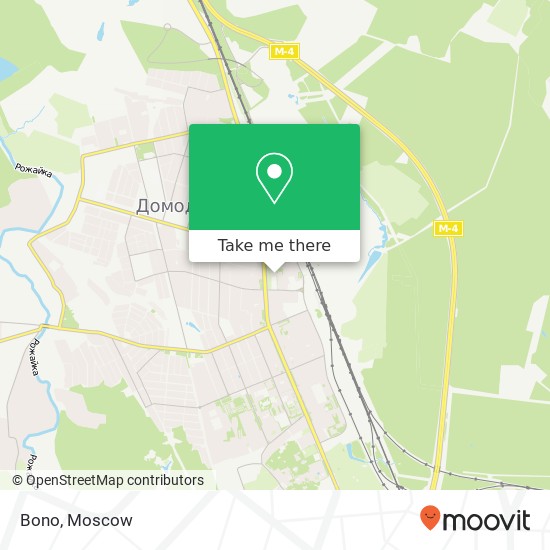 Bono, Домодедово 142000 map