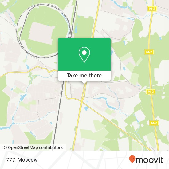 777, Москва 142172 map