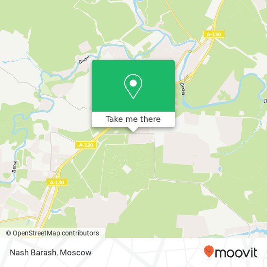 Nash Barash, Москва 142793 map