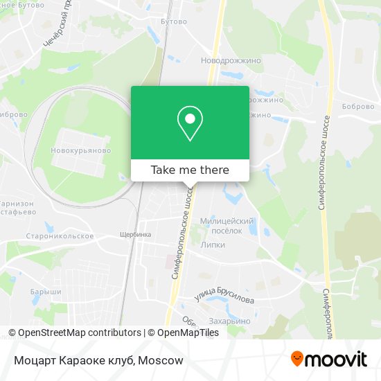 Моцарт Караоке клуб map