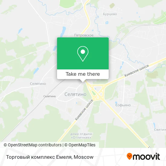 Торговый комплекс Емеля map