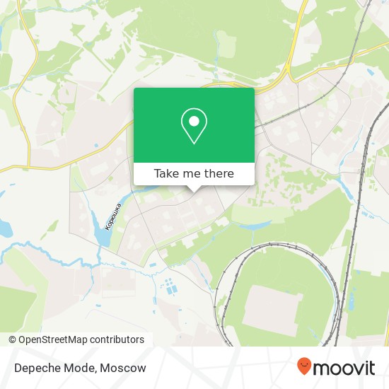 Depeche Mode, Южнобутовская улица Москва 117042 map