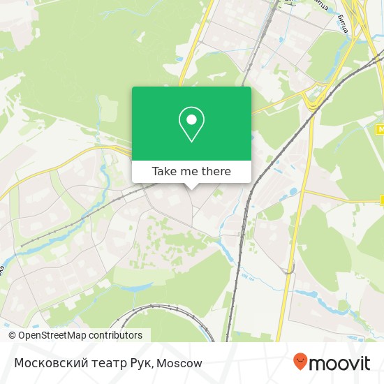 Московский театр Рук map