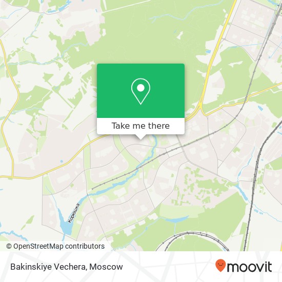 Bakinskiye Vechera, Москва 117042 map