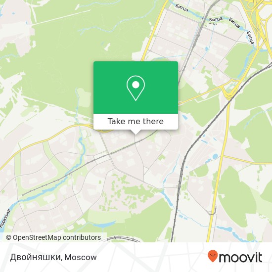 Двойняшки, Москва 117624 map