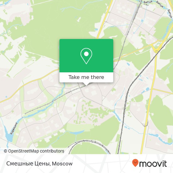 Смешные Цены, Москва 117624 map