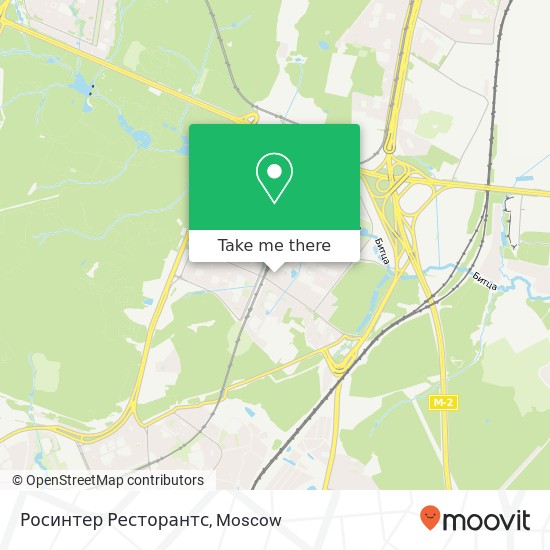 Росинтер Ресторантс, Москва 117216 map