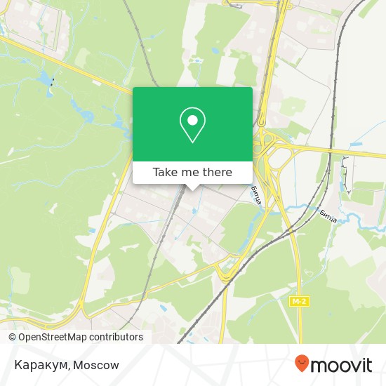 Каракум, Москва 117216 map