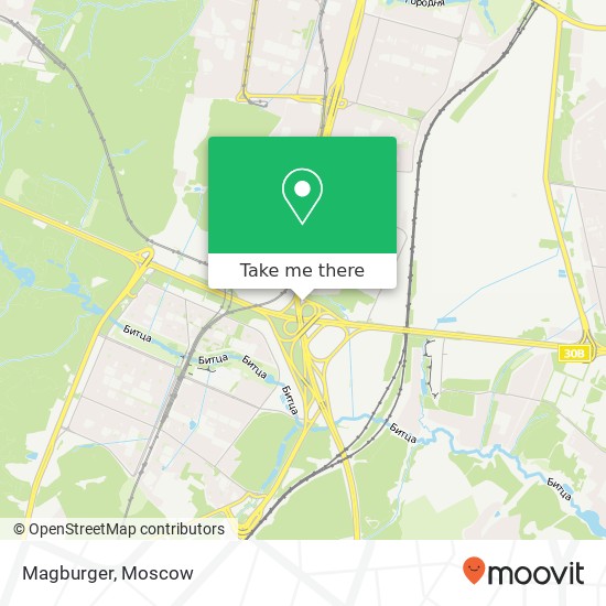Magburger, Варшавское шоссе Москва 117623 map