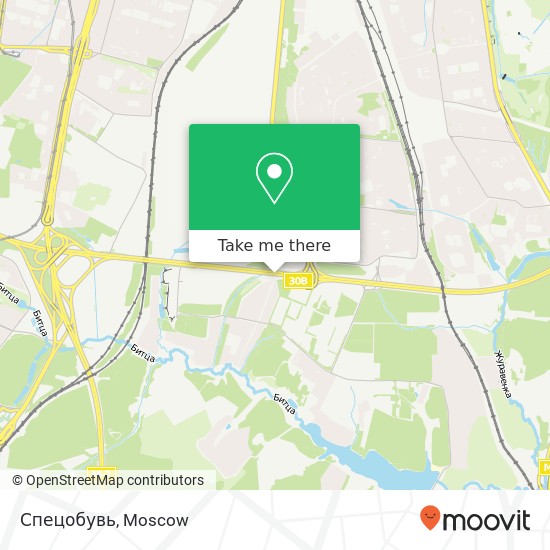 Спецобувь, Москва 117403 map