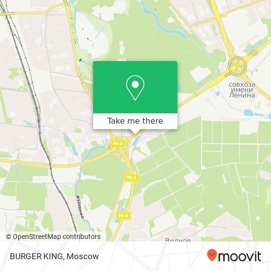 BURGER KING, МКАД Москва 115598 map