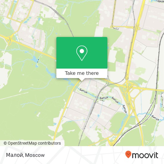 Малой, Куликовская улица Москва 117216 map