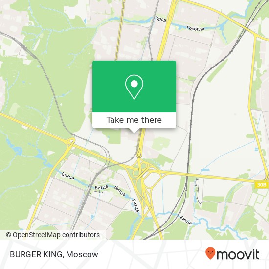 BURGER KING, Варшавское шоссе, 160 Москва 117405 map