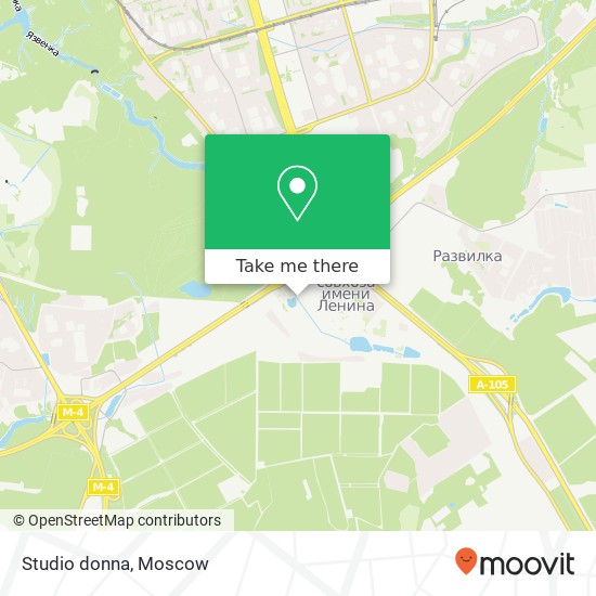 Studio donna, Ленинский район 142704 map