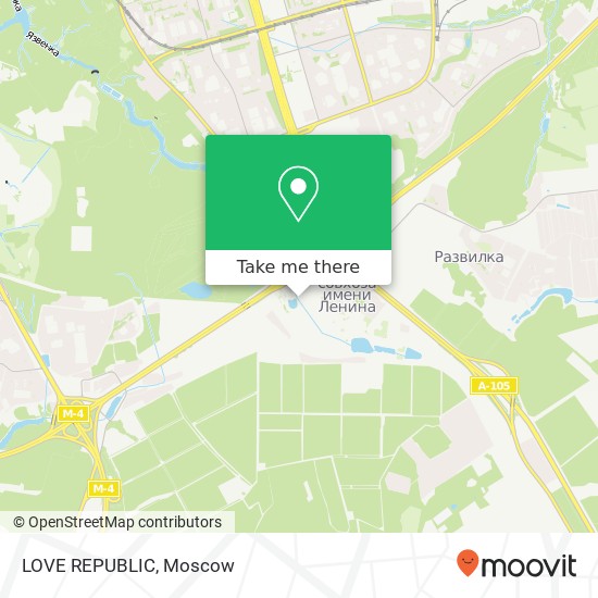 LOVE REPUBLIC, Ленинский район 142704 map