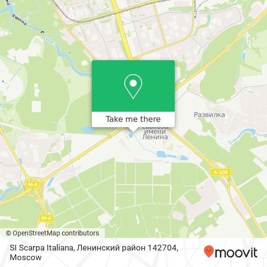 SI Scarpa Italiana, Ленинский район 142704 map