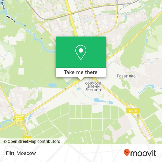 Flirt, Ленинский район 142704 map