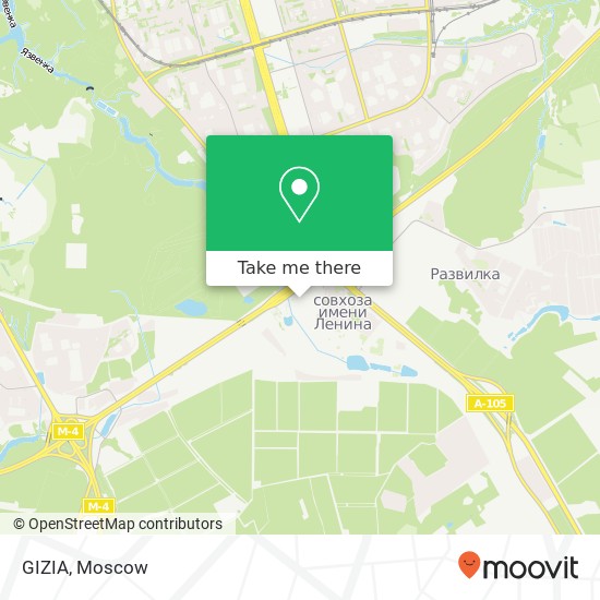 GIZIA, Ленинский район 142704 map