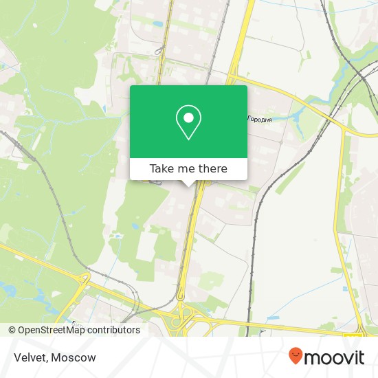 Velvet, Москва 117405 map