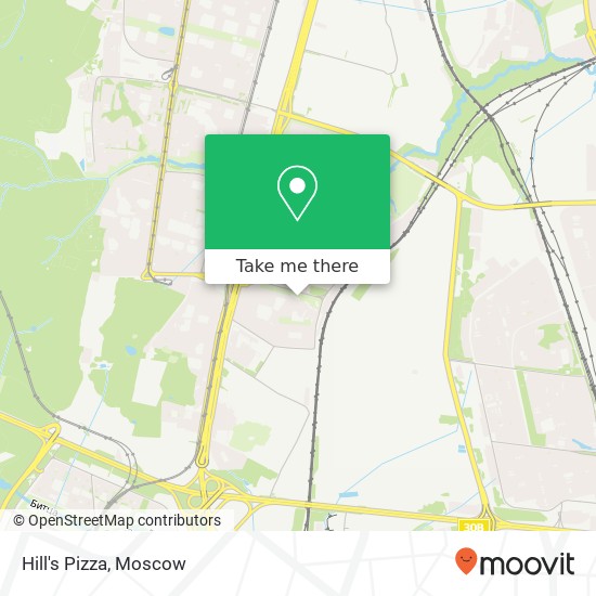 Hill's Pizza, Москва 117535 map