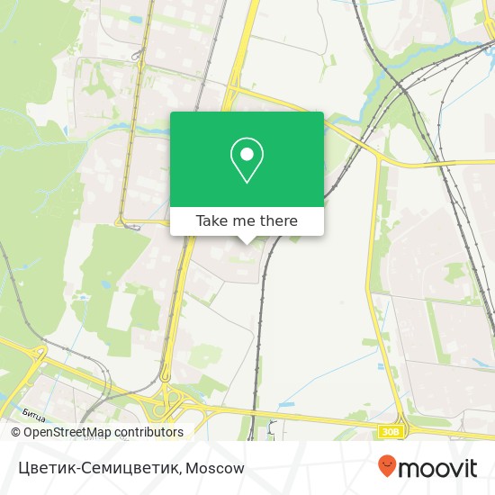 Цветик-Семицветик, Москва 117535 map