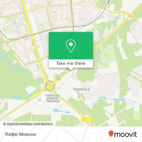 Кофе, Москва 115597 map