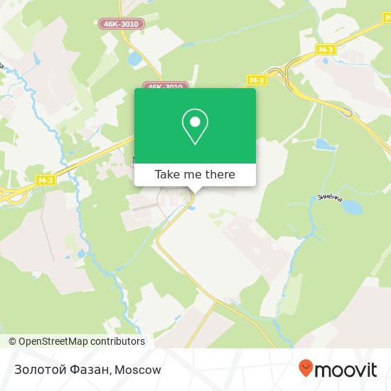 Золотой Фазан, Москва 142784 map