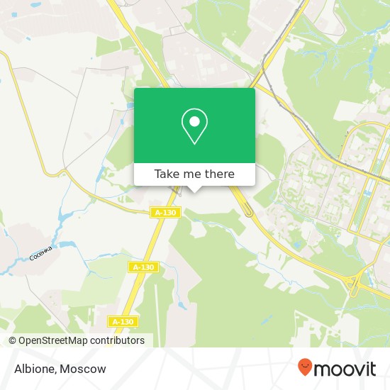 Albione, Москва 142770 map