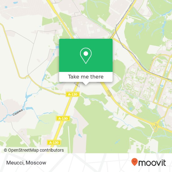 Meucci, Москва 142770 map
