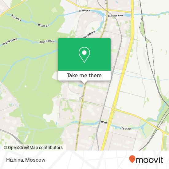 Hizhina, Чертановская улица Москва 117525 map