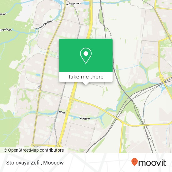 Stolovaya Zefir, 1-й Дорожный проезд Москва 117545 map