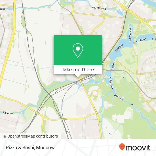 Pizza & Sushi, Бакинская улица Москва 115516 map