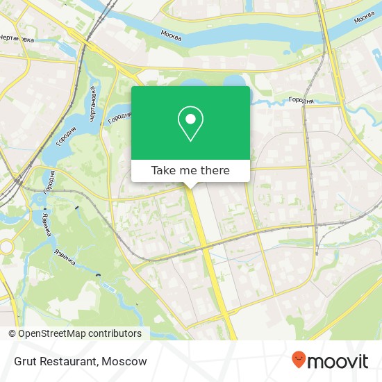 Grut Restaurant, Москва 115582 map