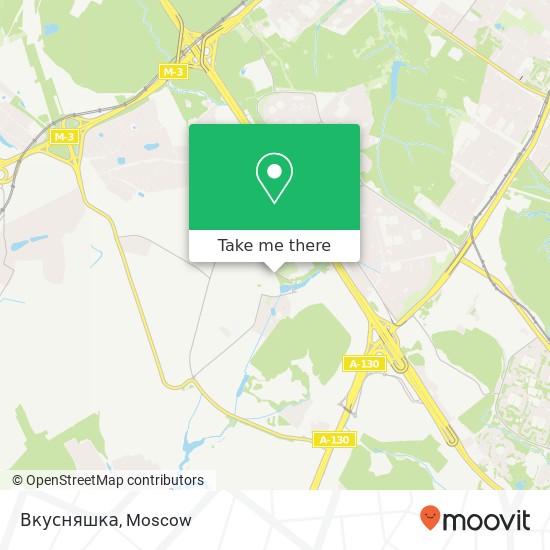 Вкусняшка, Москва 108820 map