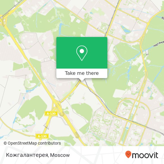 Кожгалантерея, Москва 117574 map