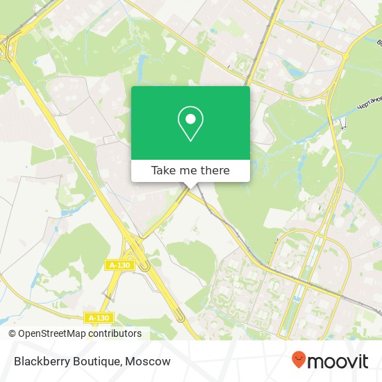 Blackberry Boutique, Москва 117574 map