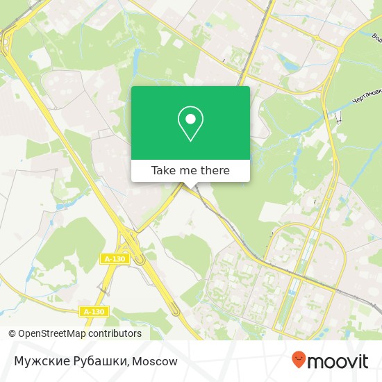 Мужские Рубашки, Новоясеневский проспект Москва 117574 map