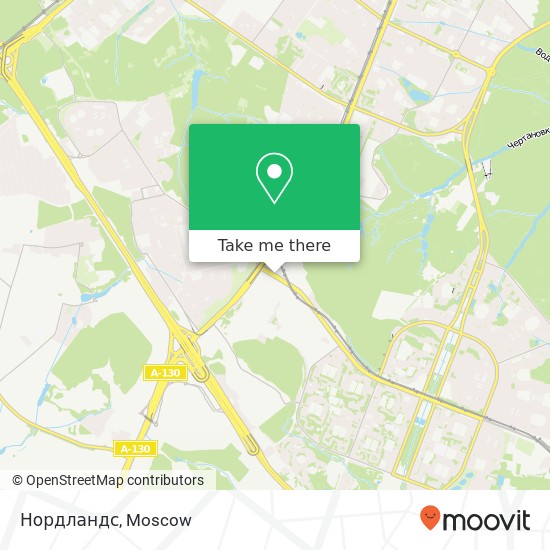Нордландс, Новоясеневский проспект Москва 117574 map