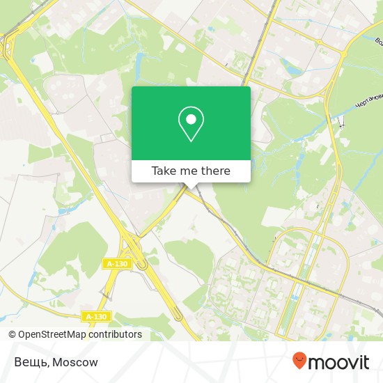 Вещь, Москва 117574 map