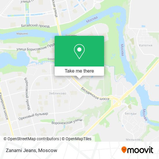 Zanami Jeans map