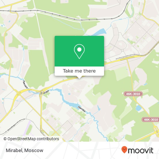 Mirabel, Москва 142750 map