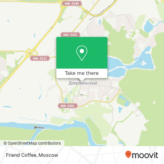 Friend Coffee, Дзержинский 140091 map