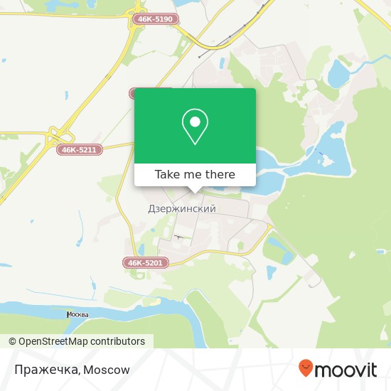 Пражечка, Дзержинский 140091 map