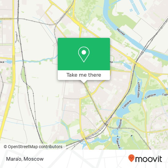 Mara'o, Пролетарский проспект, 24 Москва 115477 map