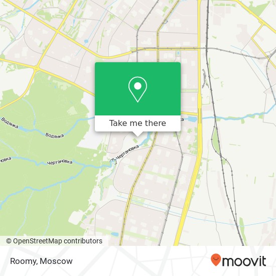 Roomy, Москва 117208 map