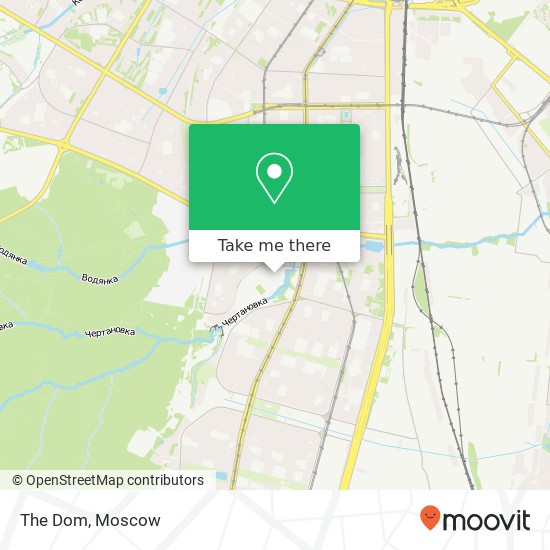 The Dom, Москва 117208 map