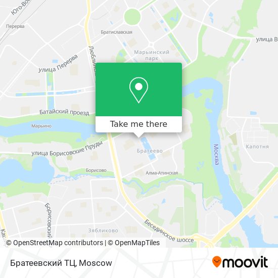 Братеевский ТЦ map